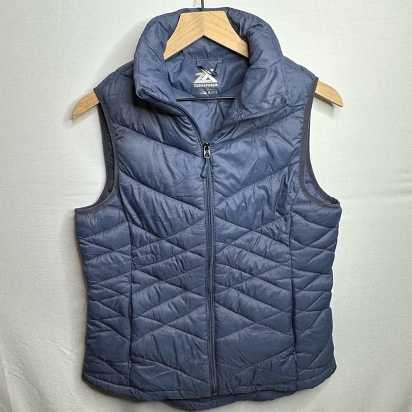 Zeroxposur Women's Blue Quilted Vest size Small - Picture 3 of 6